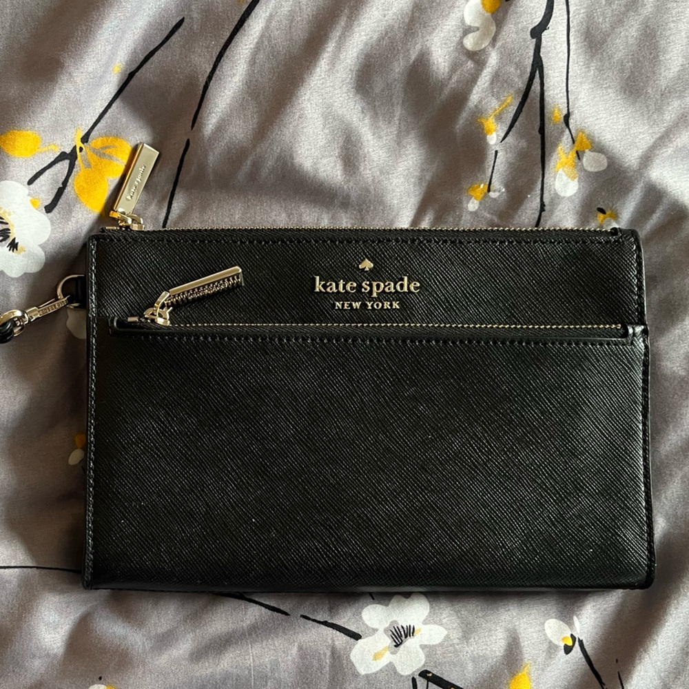 Kate Spade Black Wristlet/Clutch